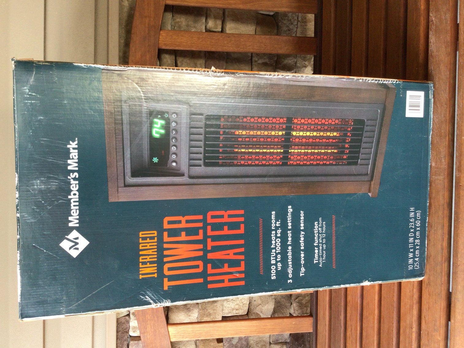 Image for Infrared Quartz Tower Heater with Remote