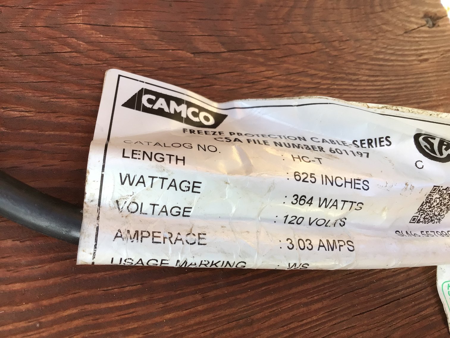 Image for 52’ Heated Water Hose