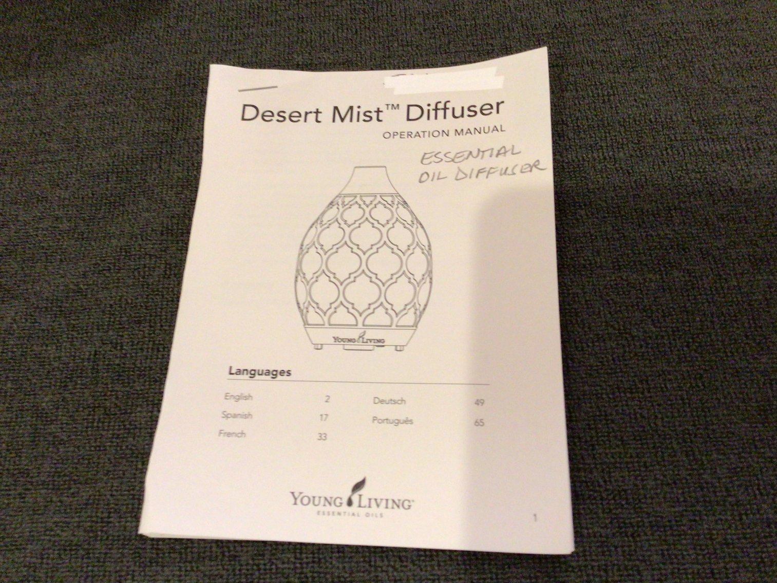 Image for Essential Oil Diffuser