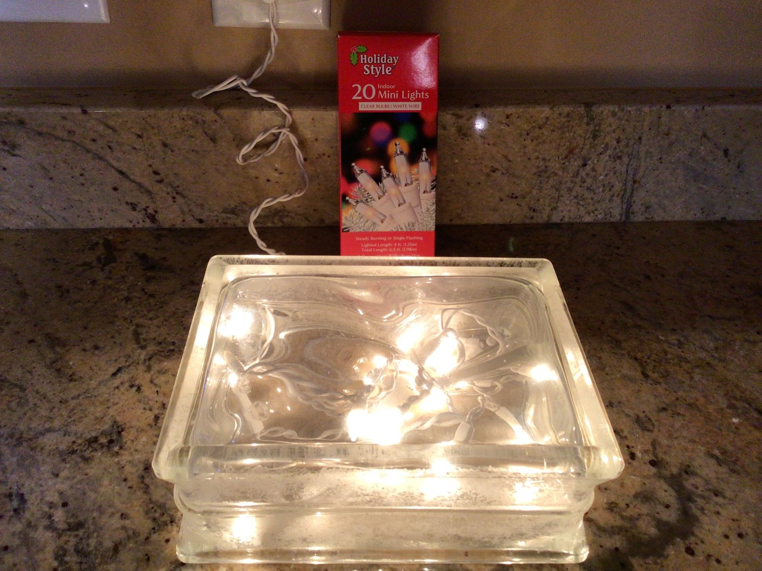 Image for Glass Block Night Light