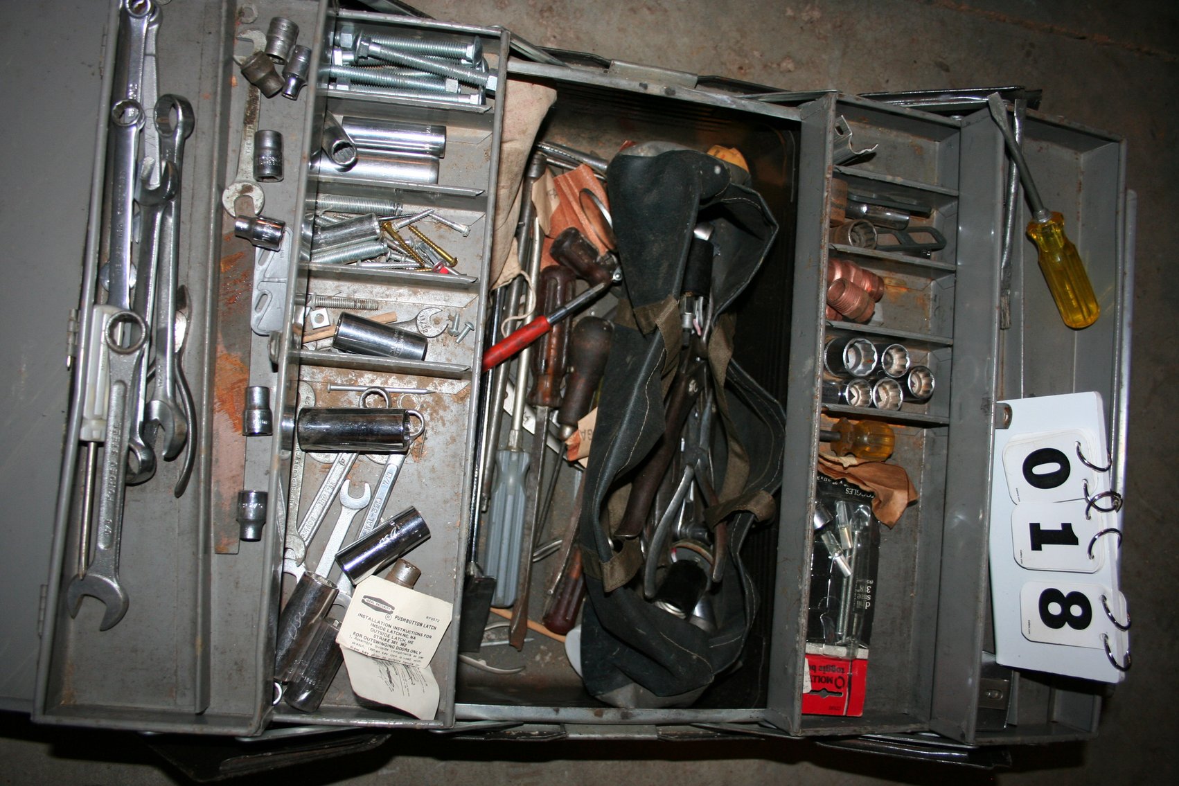 Image for Vintage Tool Box & Tools