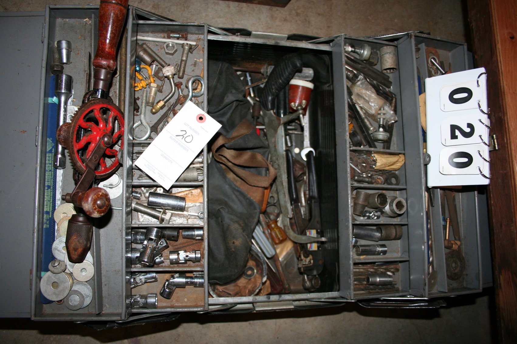 Image for Vintage Tool Box & Tools