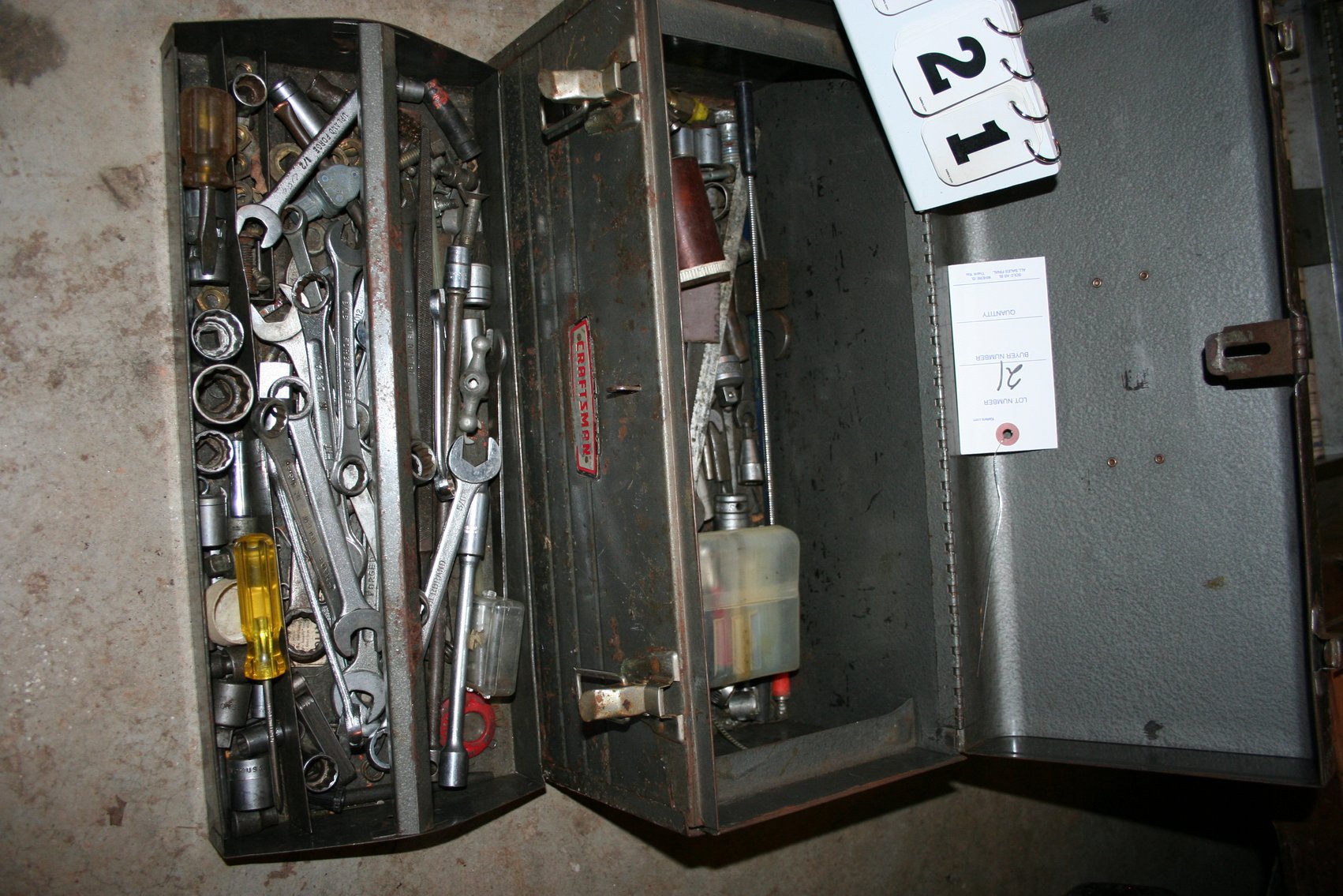 Image for Vintage Tool Box & Tools