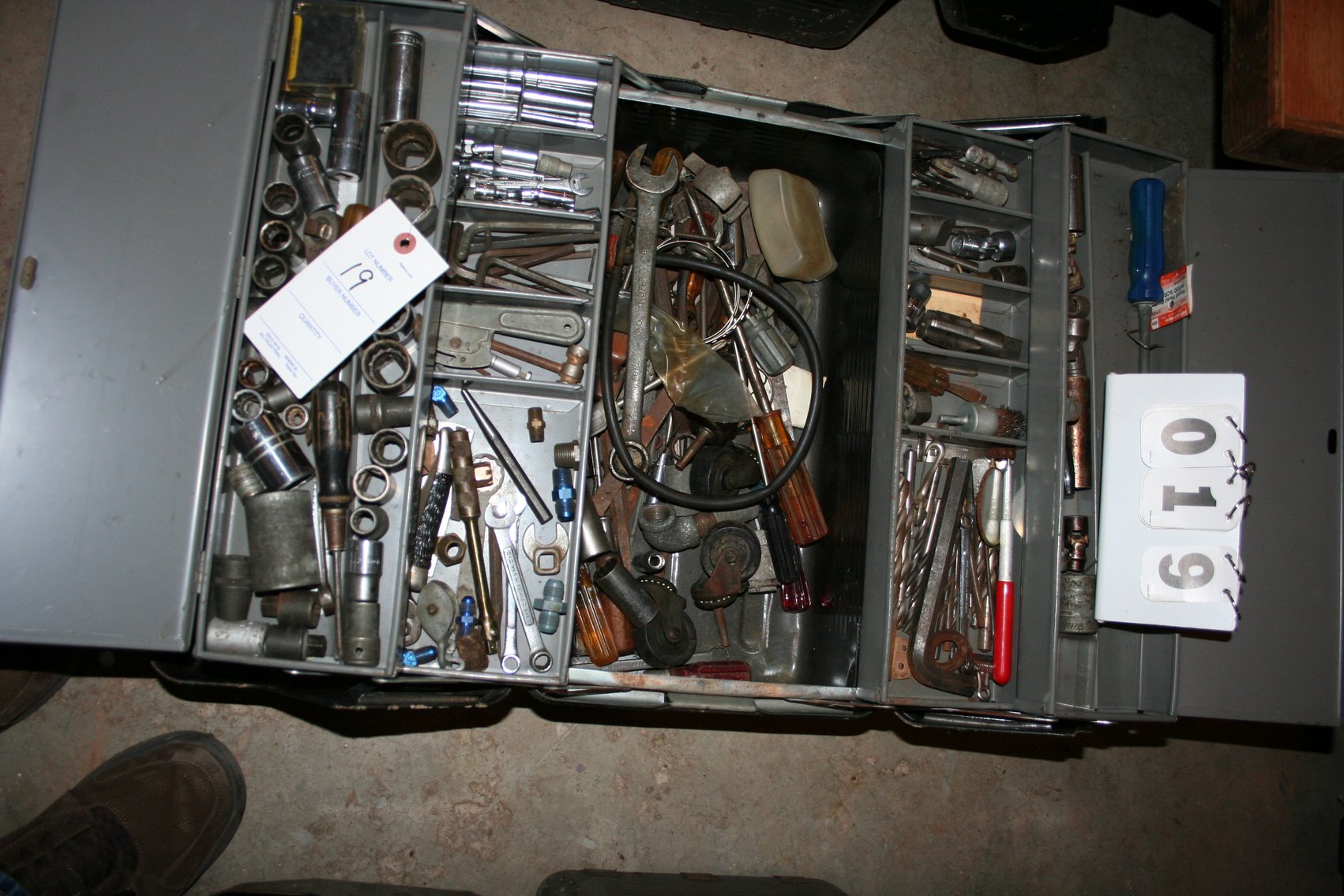 Image for Vintage Tool Box & Tools