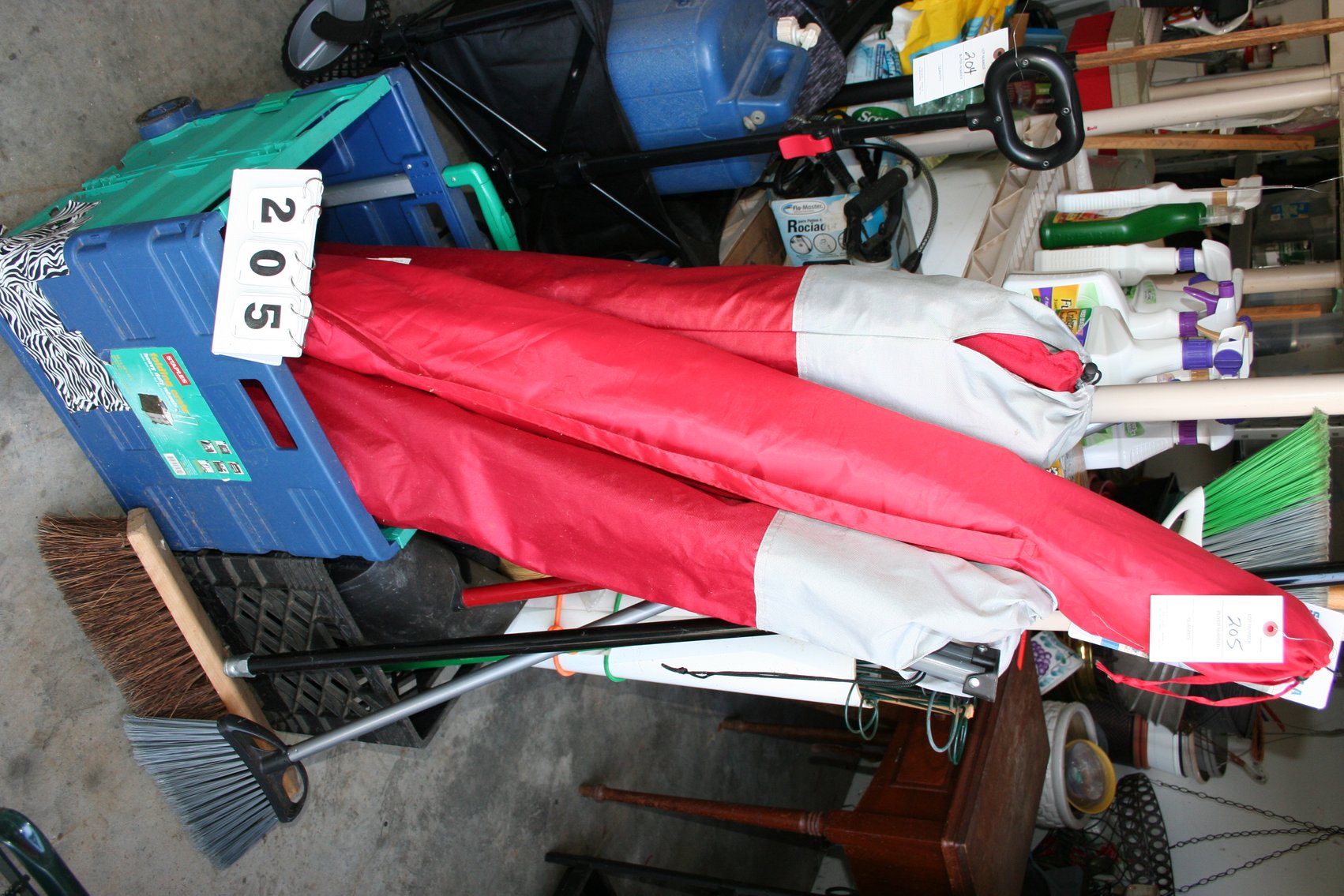 Image for Chairs & Umbrella / Brooms