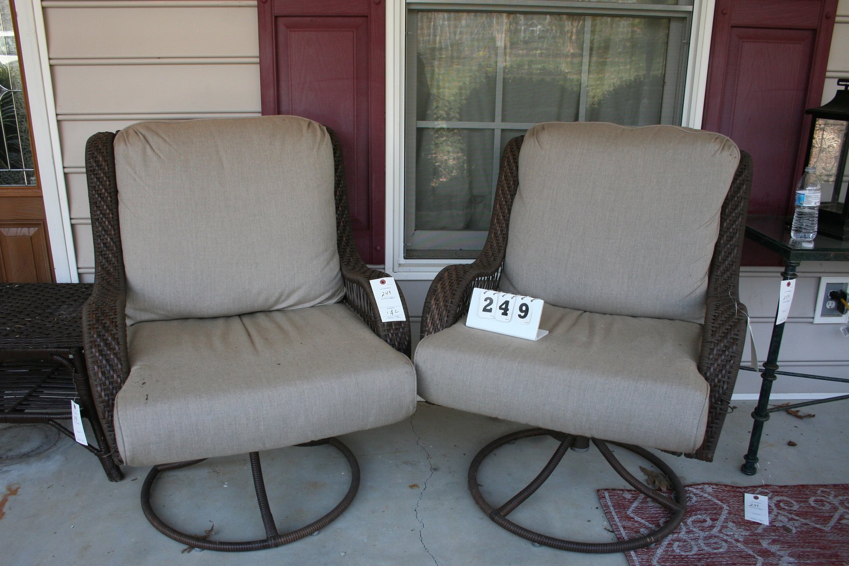 Image for Wicker Swivel Rockers (2)