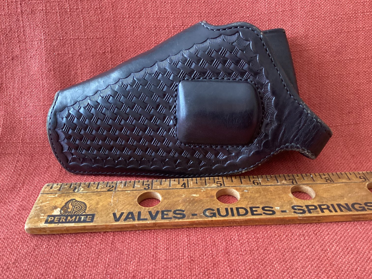 Image for Bianchi 2800 Tooled Leather Holster - “The Judge”