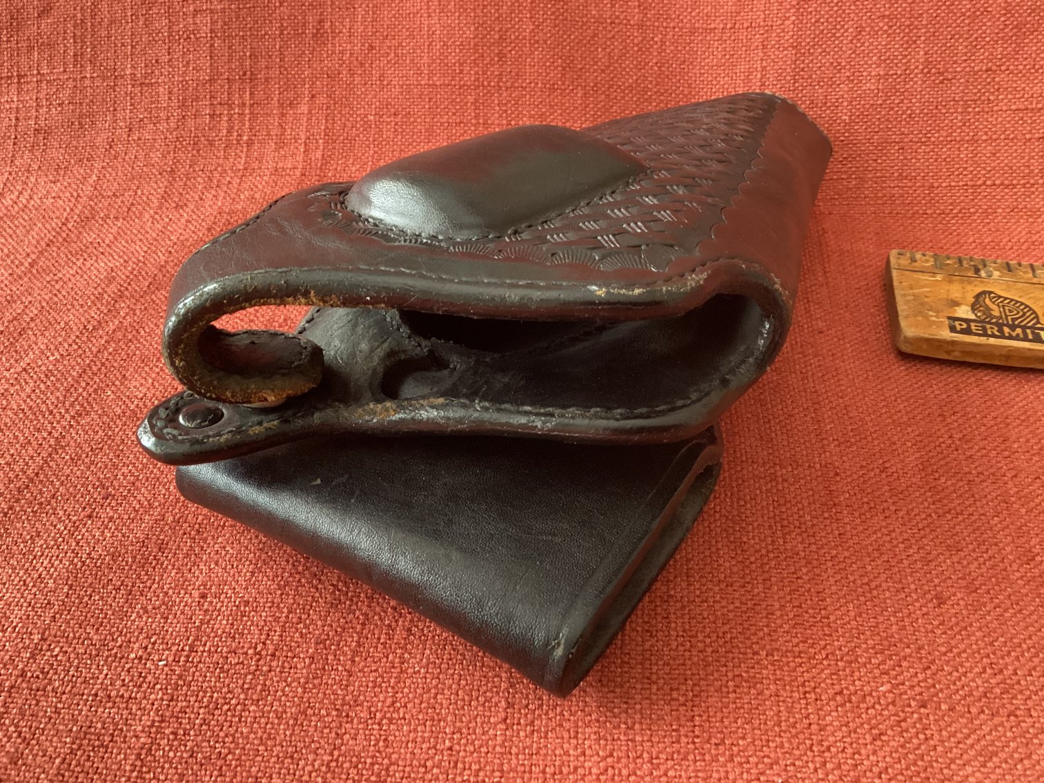 Image for Bianchi 2800 Tooled Leather Holster - “The Judge”