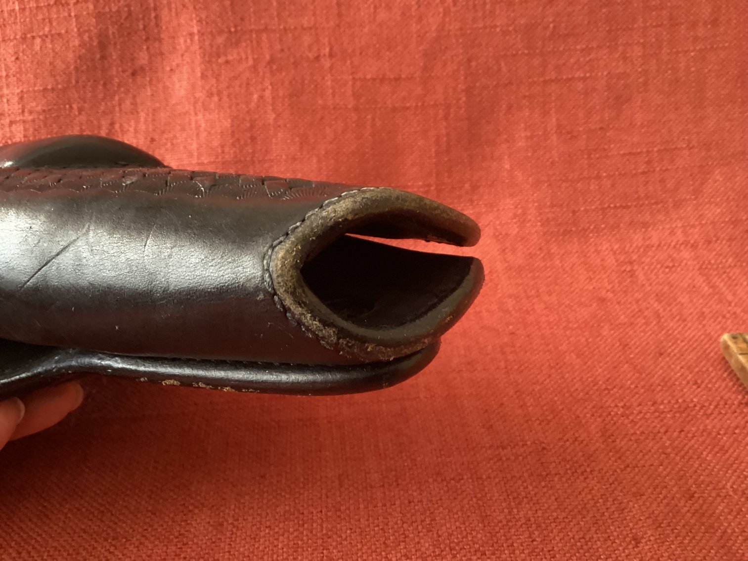 Image for Bianchi 2800 Tooled Leather Holster - “The Judge”