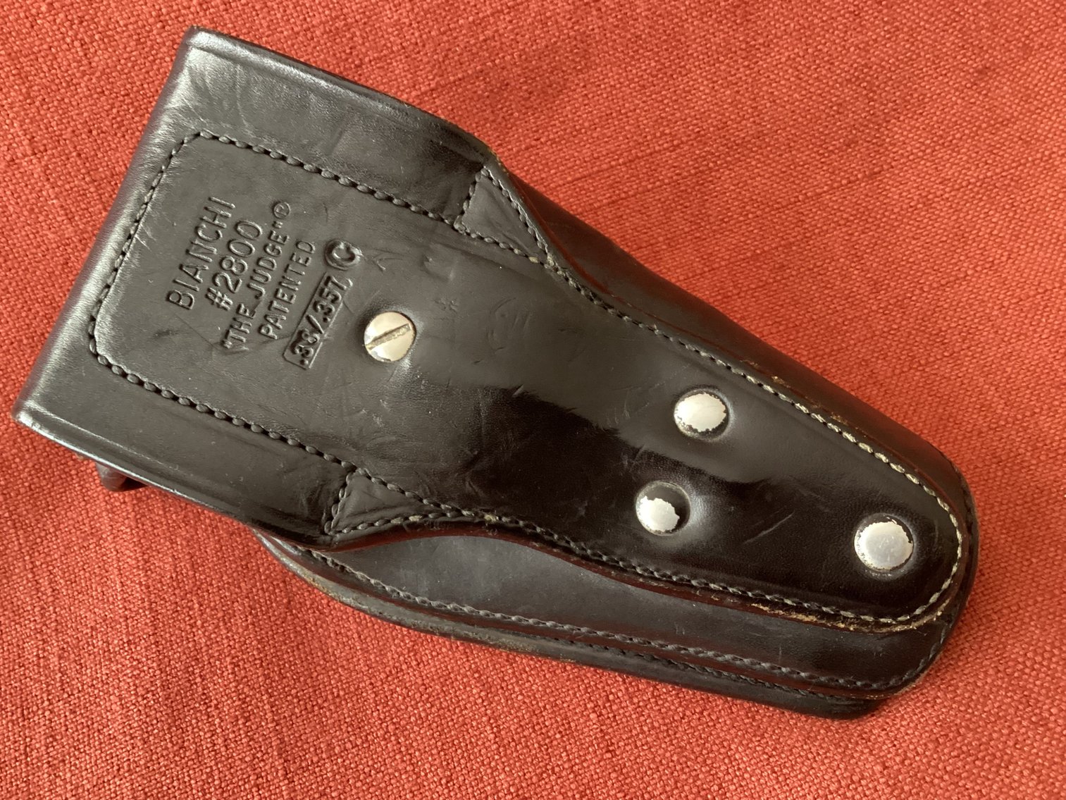 Image for Bianchi 2800 Tooled Leather Holster - “The Judge”