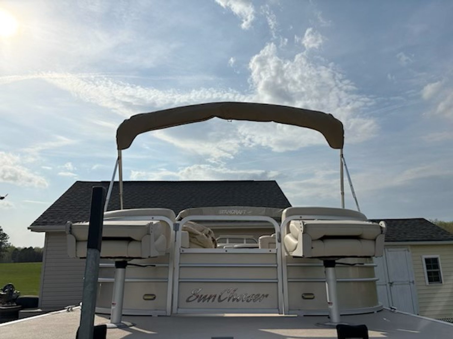 Image for Lot 2 2015 Starcraft Sunchaser Pontoon Boat