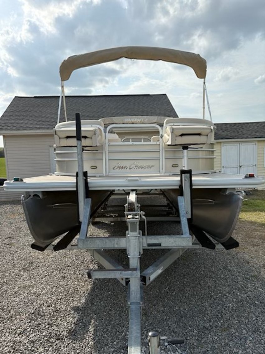 Image for Lot 2 2015 Starcraft Sunchaser Pontoon Boat