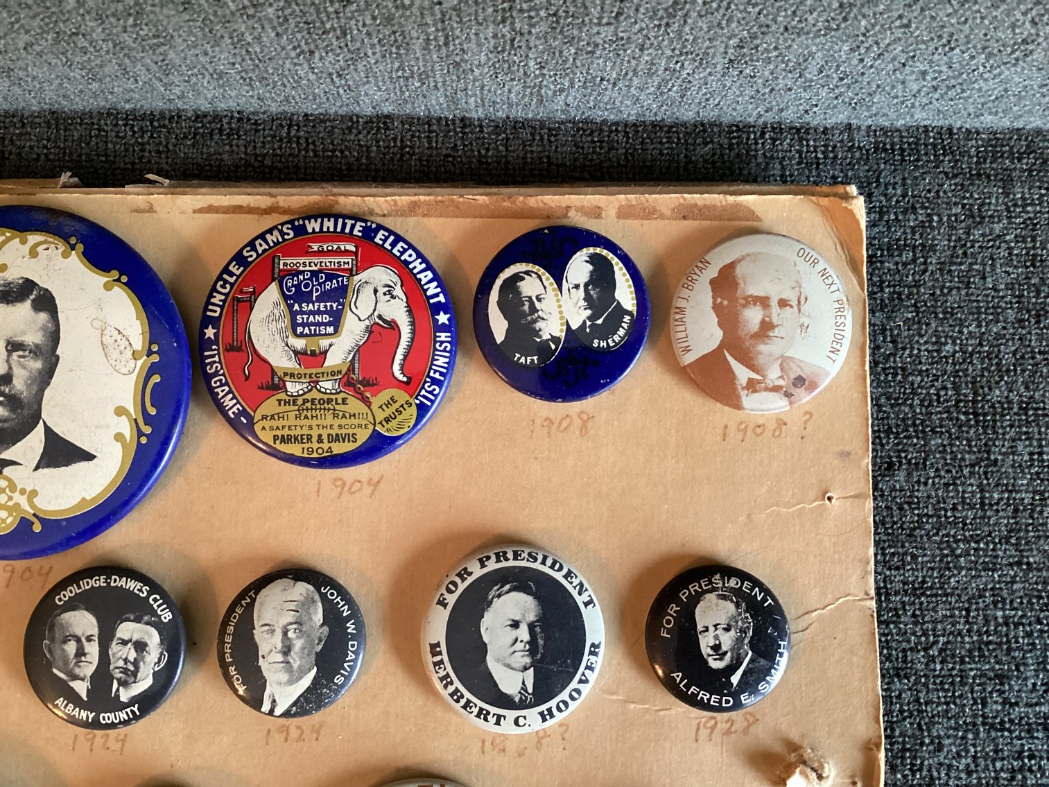 Image for Early Political Campaign Buttons