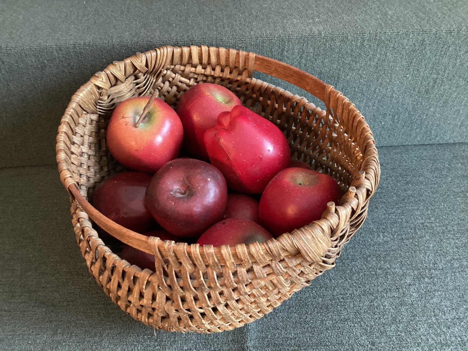 Image for Handmade Basket with Apples