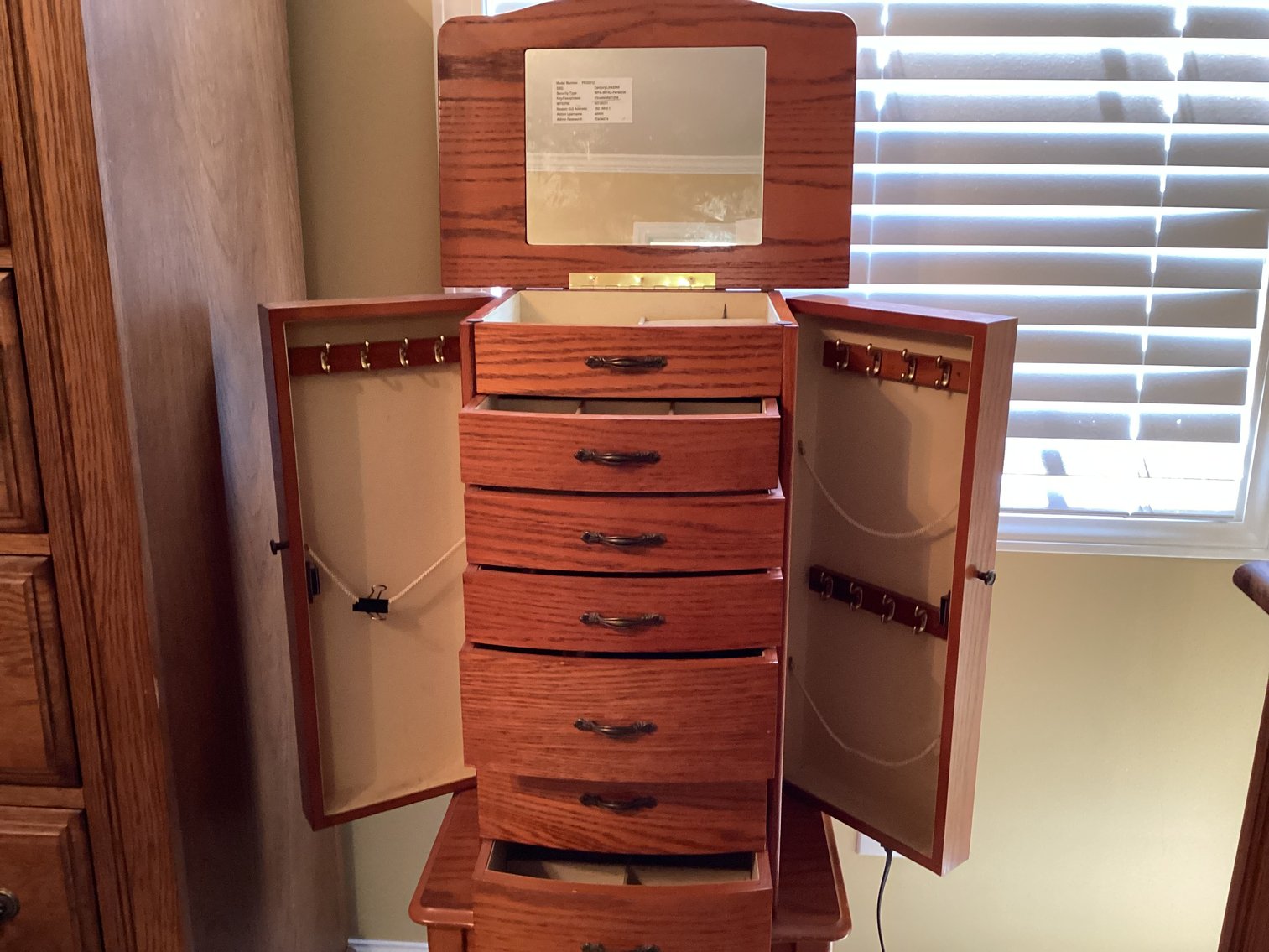 Image for Jewelry Chest - Upright