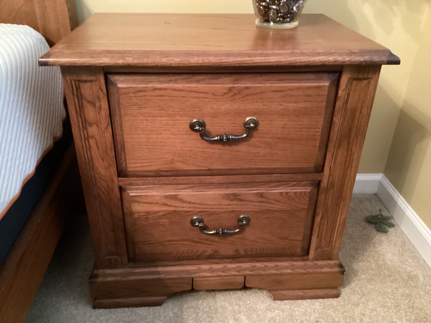 Image for Pair of Oak Bedside Chests