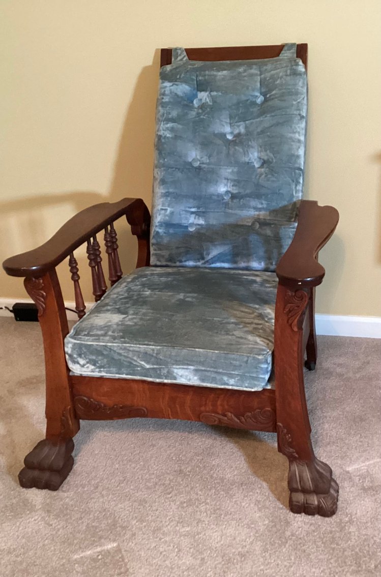 Image for Oak Frame Murphy Reclining Chair