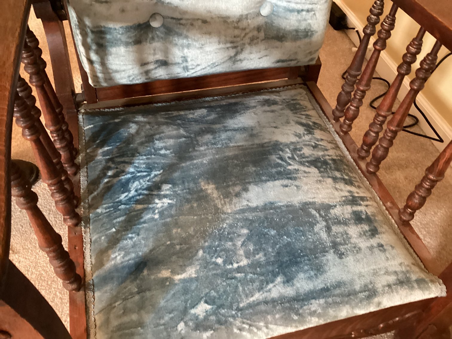 Image for Oak Frame Murphy Reclining Chair