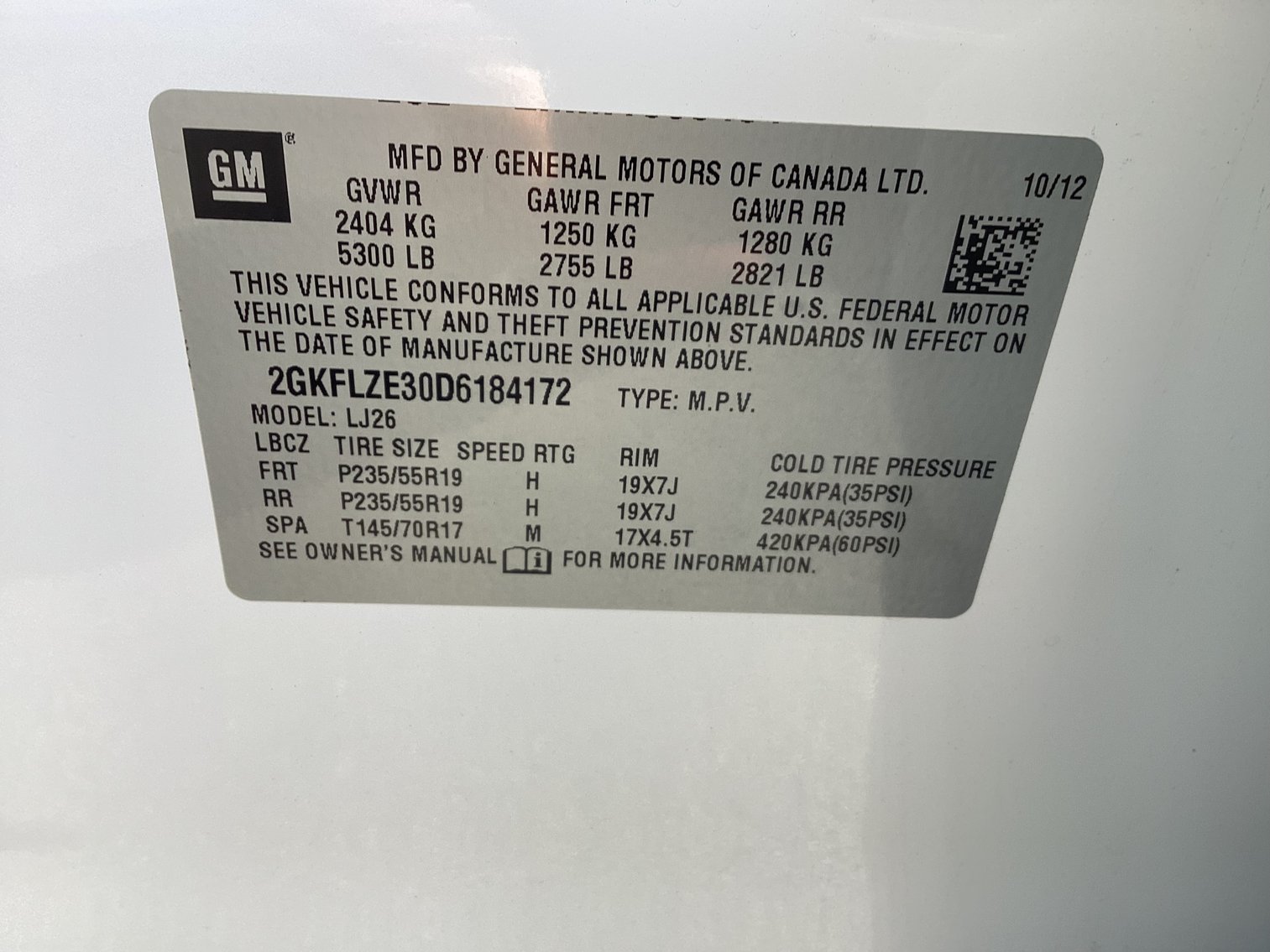 Image for 2013 GMC Terrain AWD Denali Edition