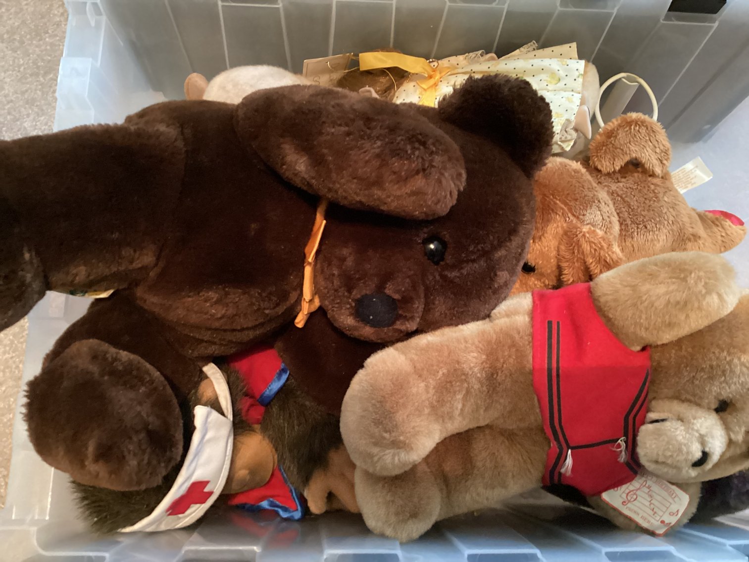 Image for Two Totes of Plush Toys