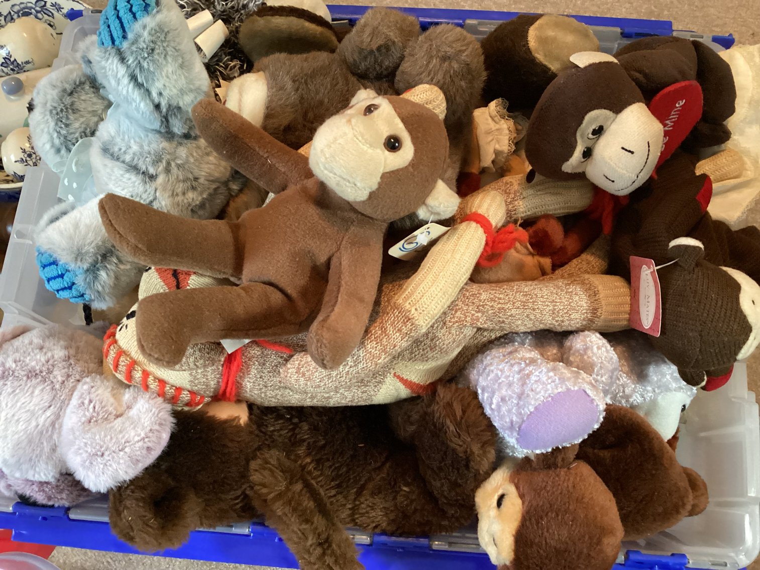 Image for Two Totes of Plush Toys