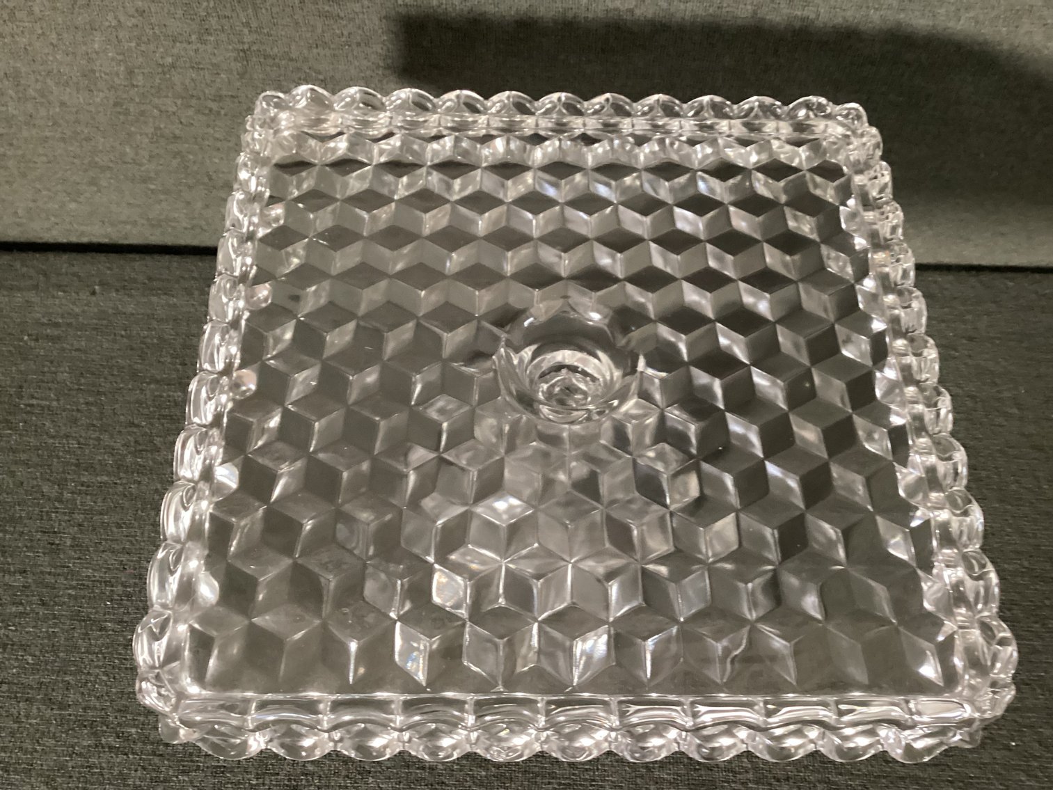 Image for Fostoria American Square Cake Plate