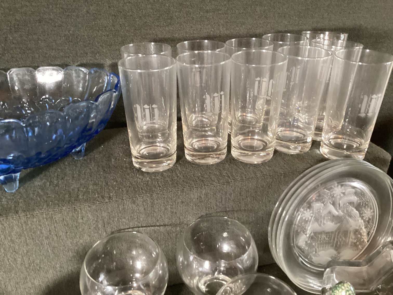 Image for Large Collection of Vintage Glassware