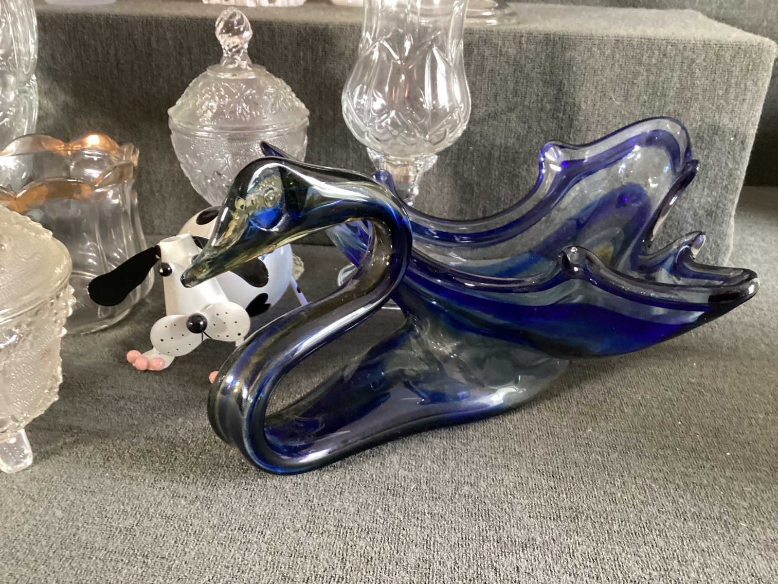 Image for Pyrex Red Bowl and Large Collection of Glassware