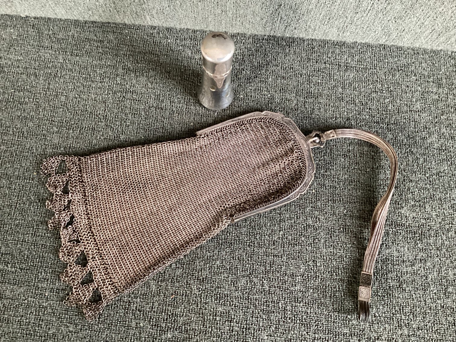 Image for Mesh Purse and Lipstick