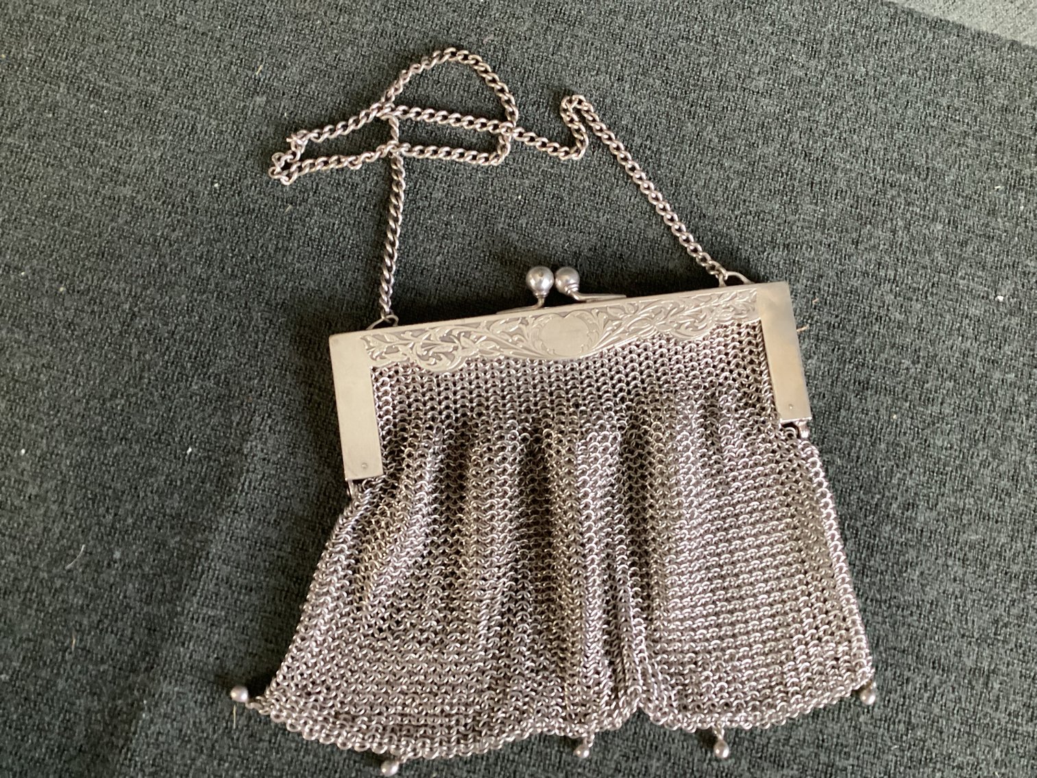 Image for German Silver Mesh Purse
