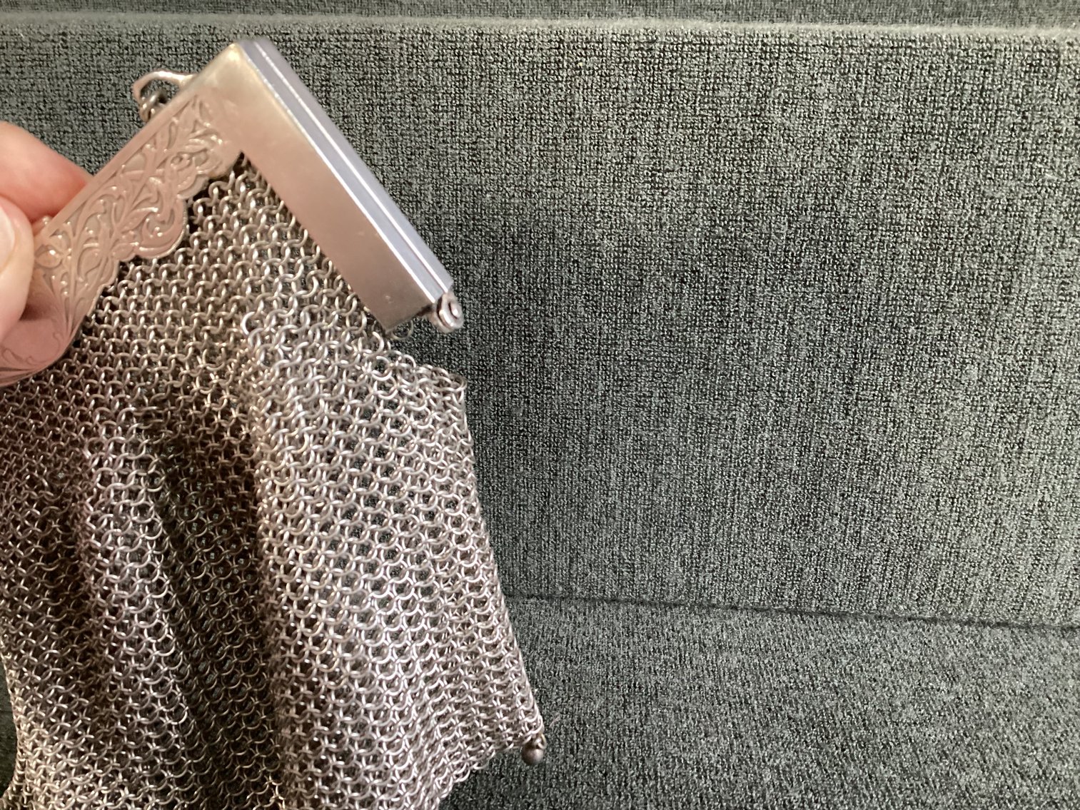 Image for German Silver Mesh Purse