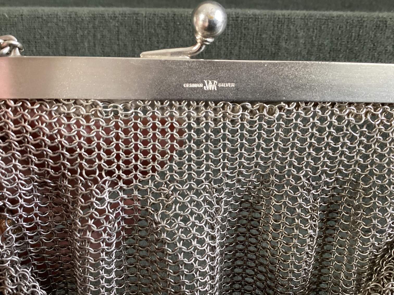 Image for German Silver Mesh Purse