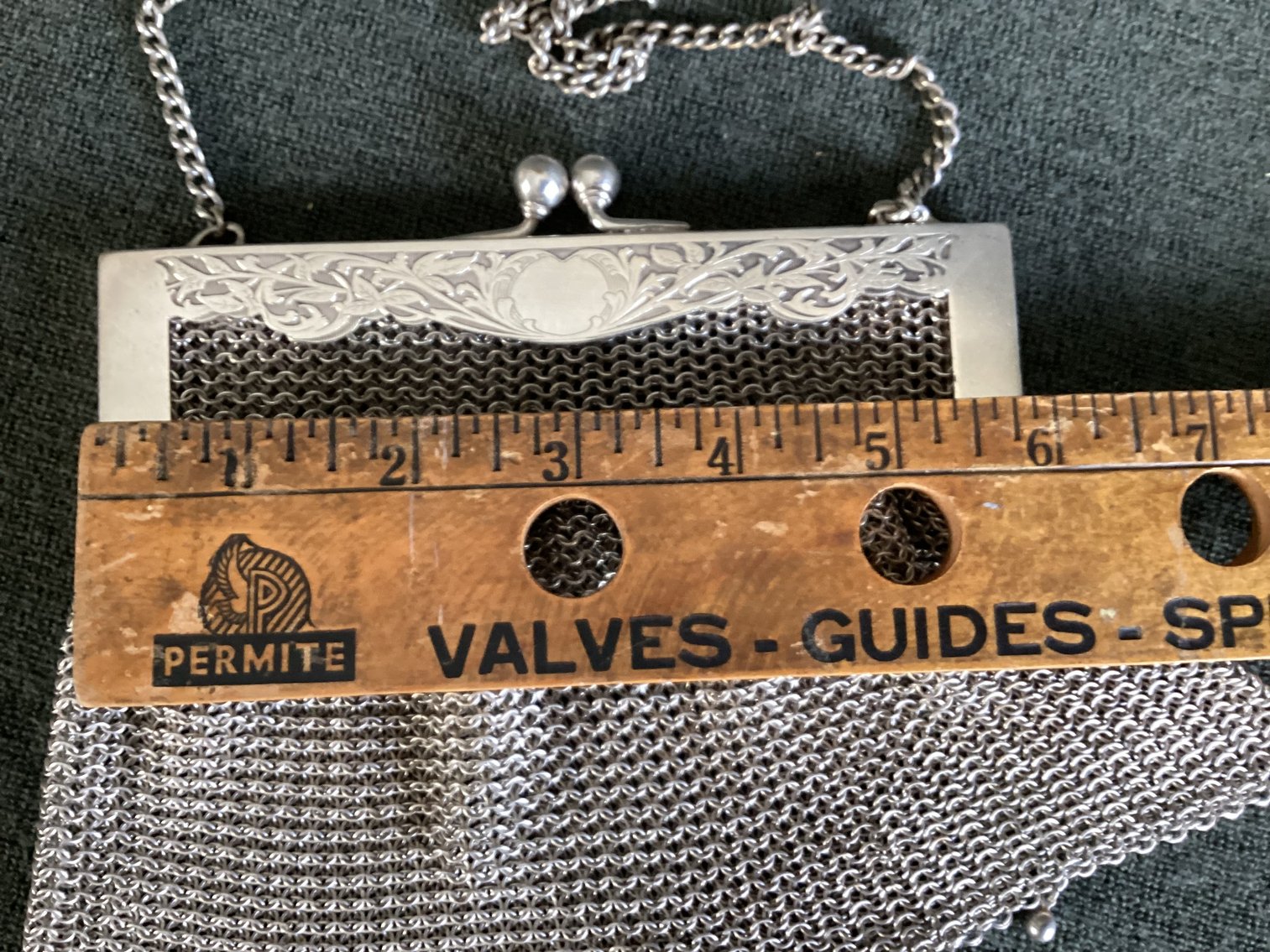 Image for German Silver Mesh Purse