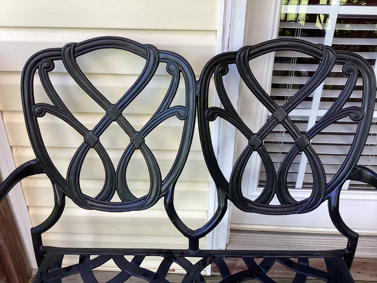 Image for Wrought Iron Patio Bench