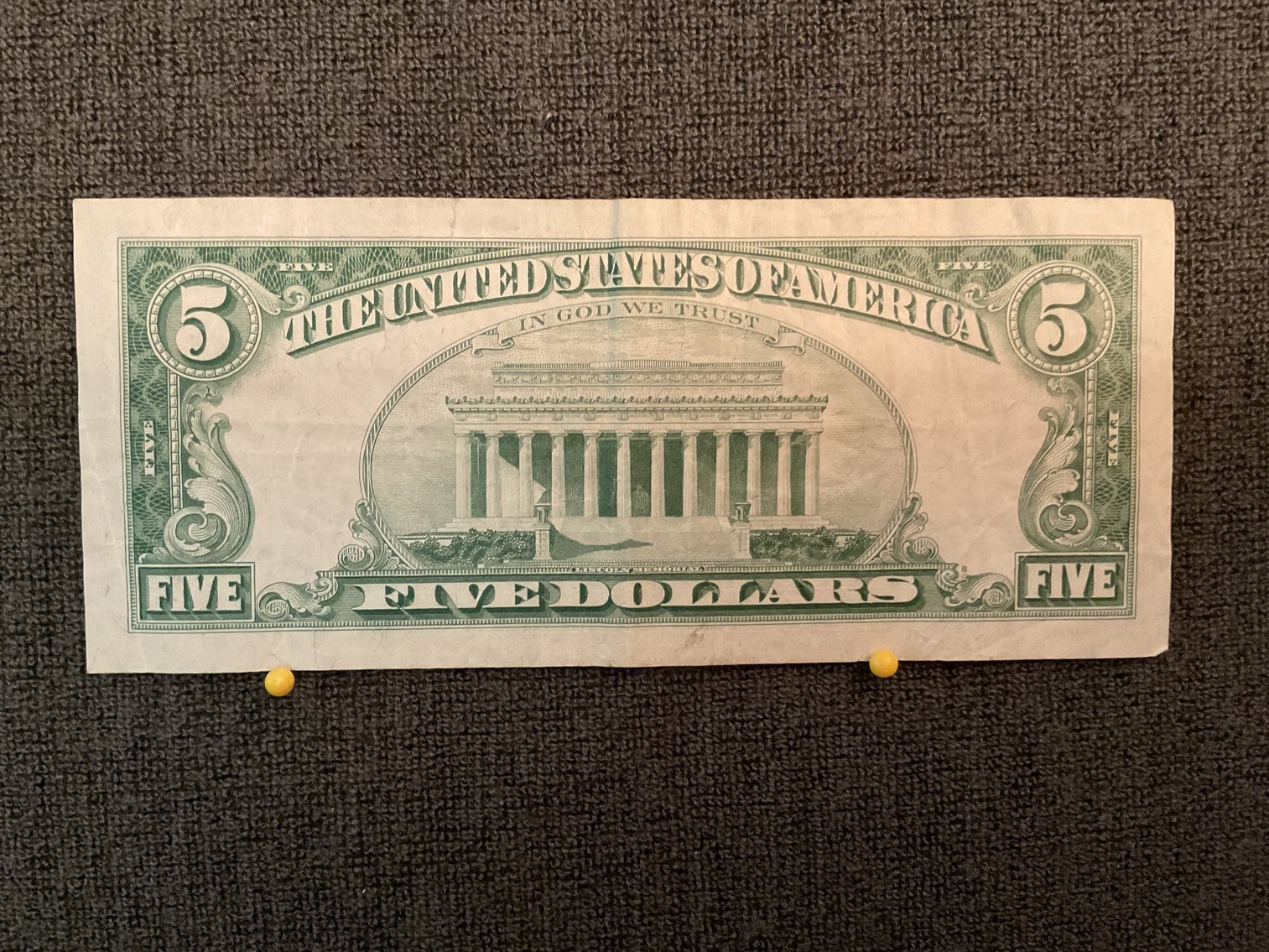 Image for 1963 Red Seal $5 Note