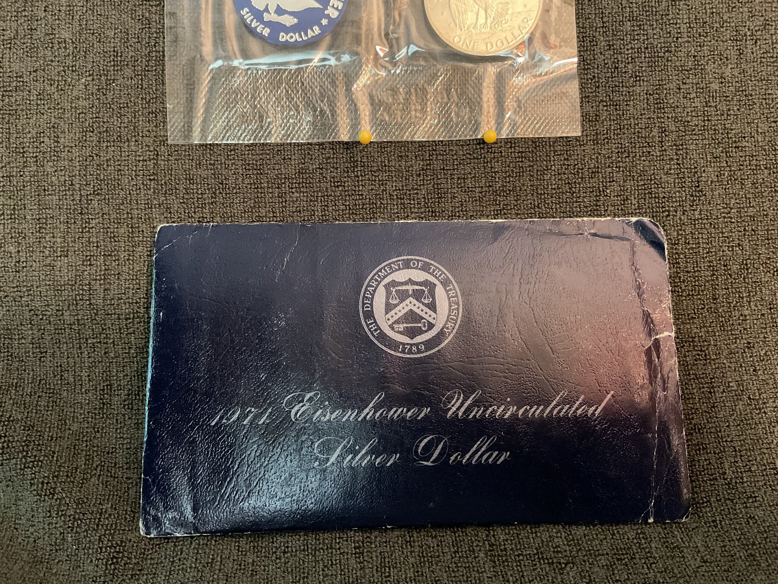 Image for 1971 Uncirculated Eisenhower Silver Dollar