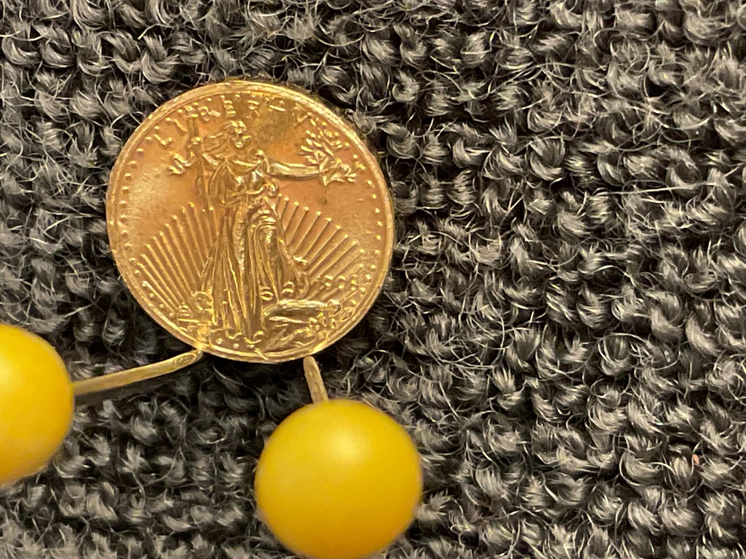 Image for Miniature Replica 1908 St Gaudens $20 Gold Coin