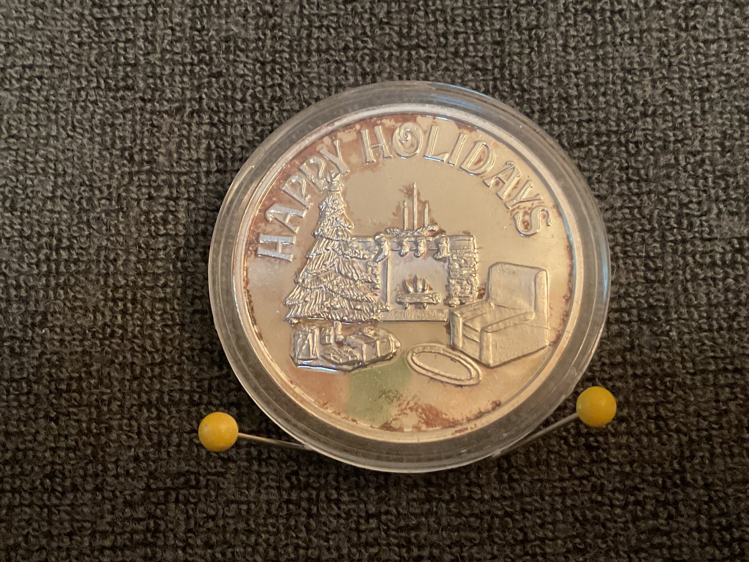 Image for Troy Ounce Fine Silver Holiday Coin