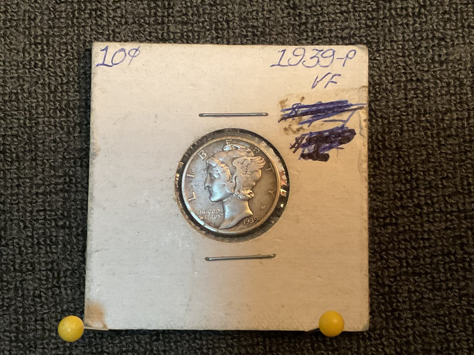 Image for 1939 P Mercury Dime
