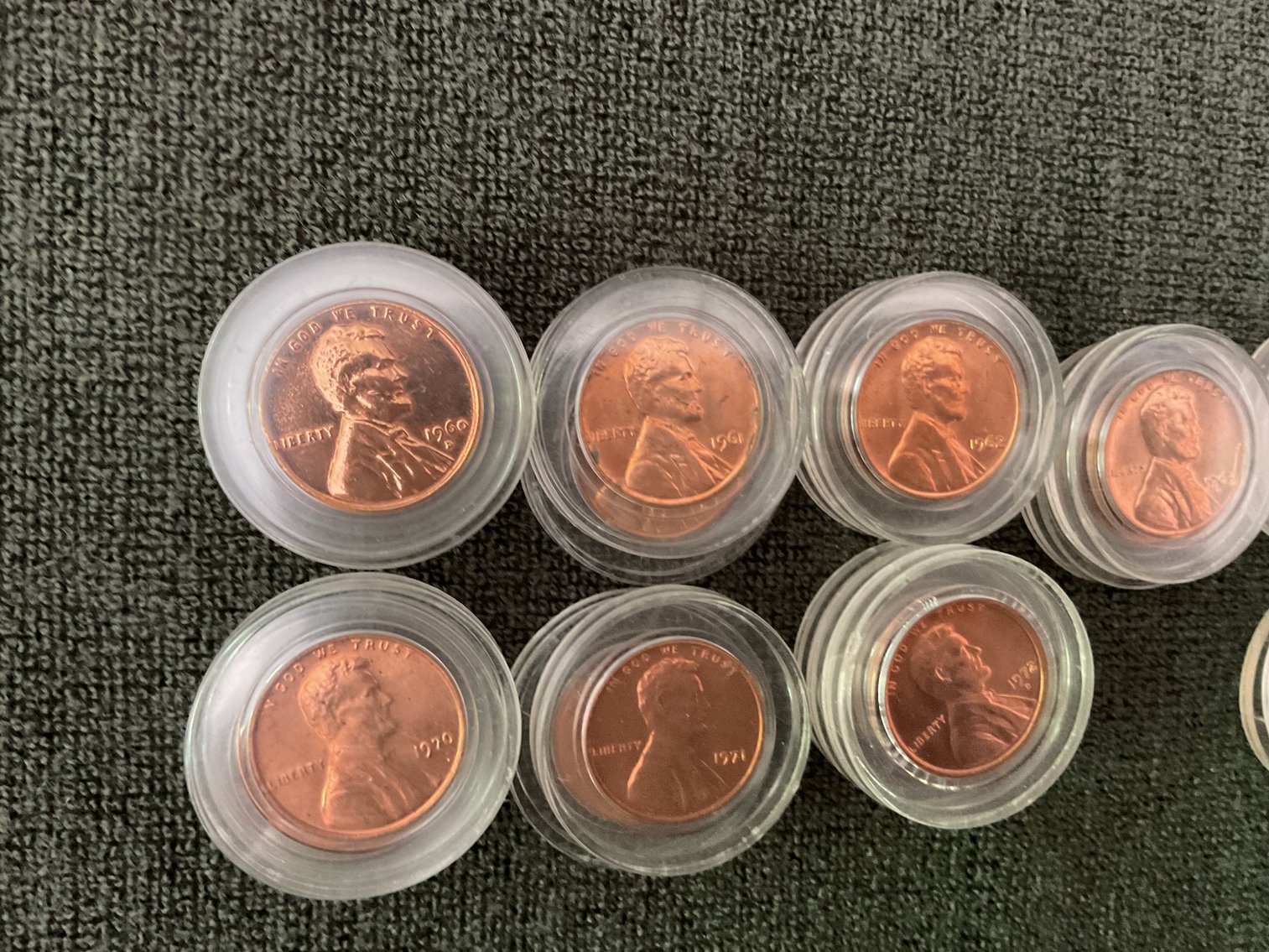 Image for Pennies in Protective Plastic