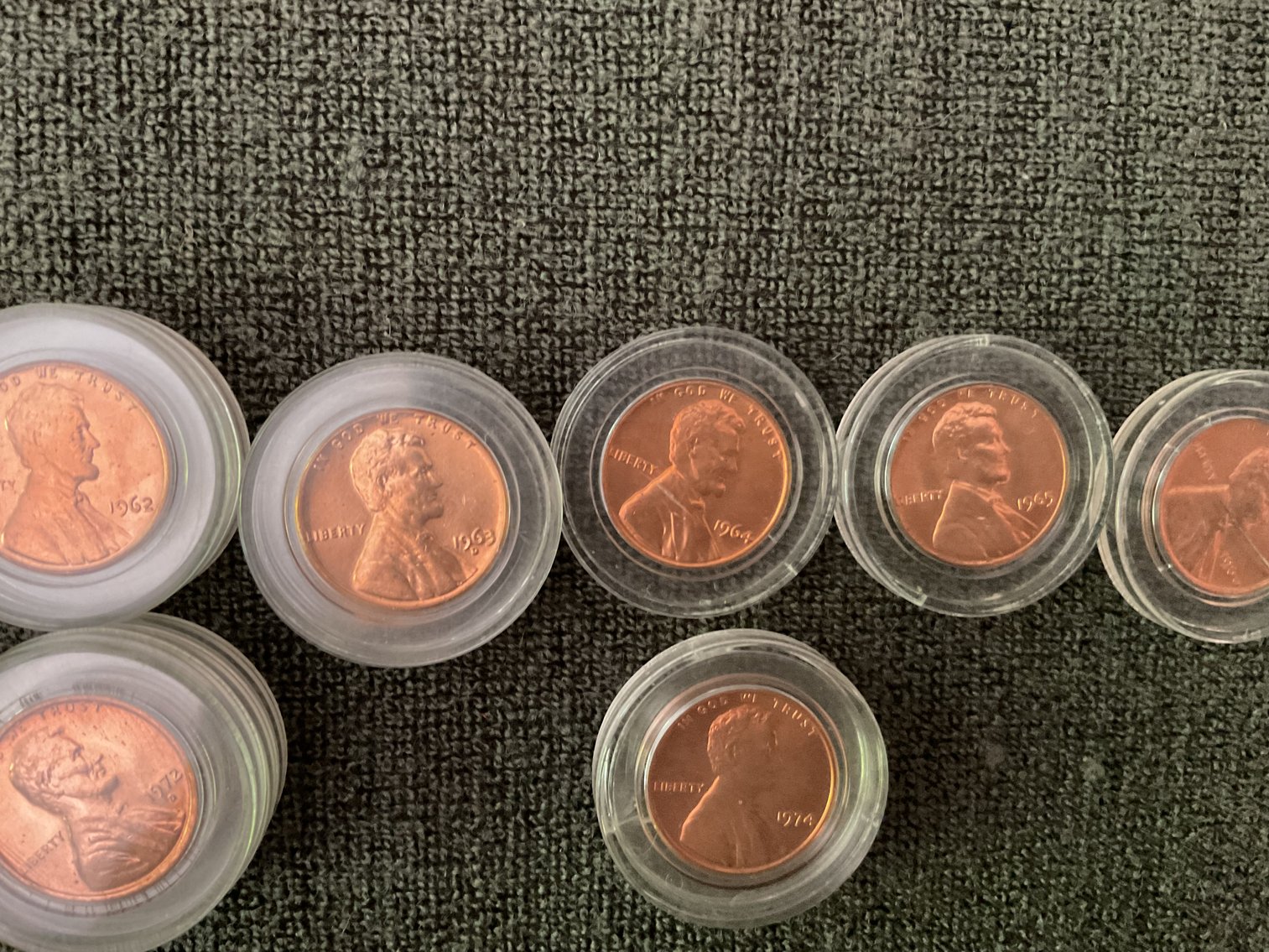 Image for Pennies in Protective Plastic