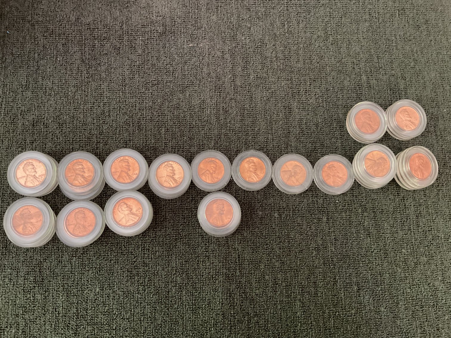 Image for Pennies in Protective Plastic