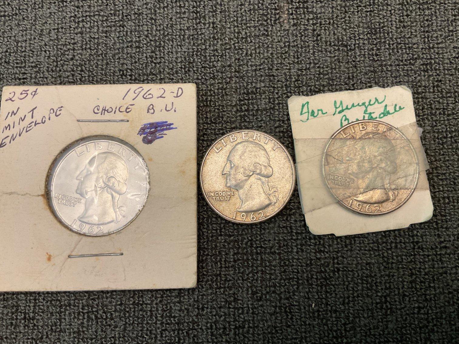 Image for 1962 Quarter Dollar Coins