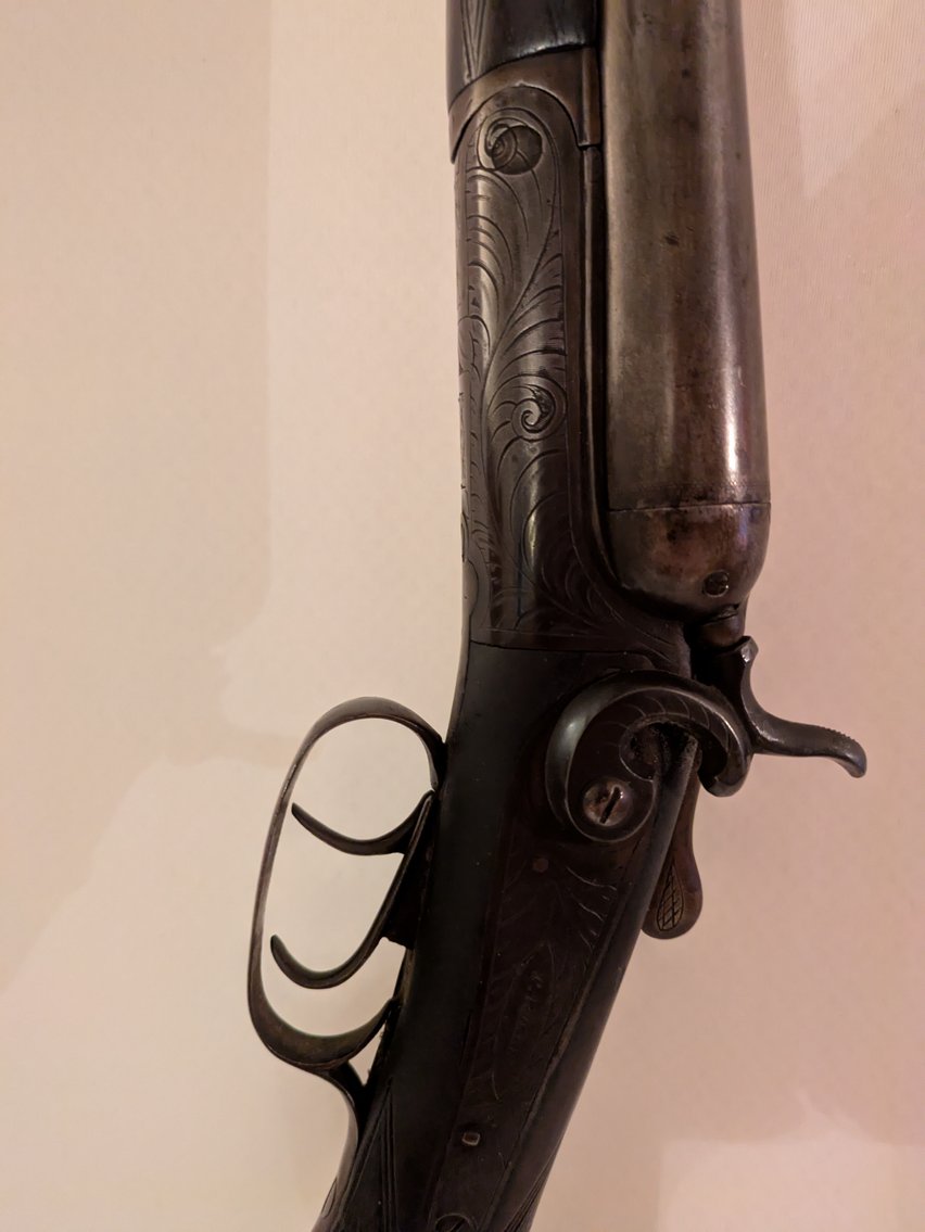 Image for T Barker Side by Side 12 Gauge Serial # 1087 30 inch barrels, ejectors