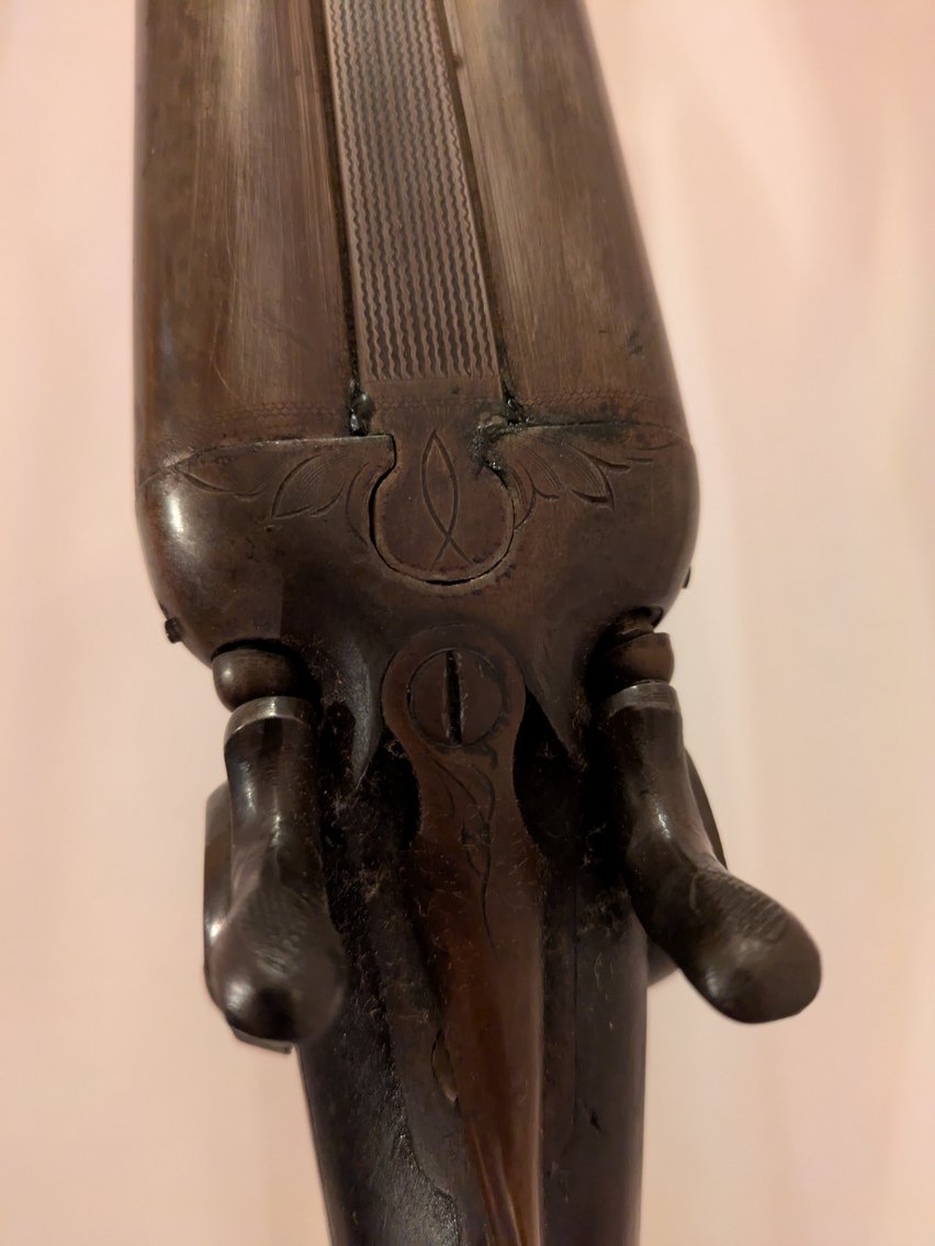 Image for T Barker Side by Side 12 Gauge Serial # 1087 30 inch barrels, ejectors