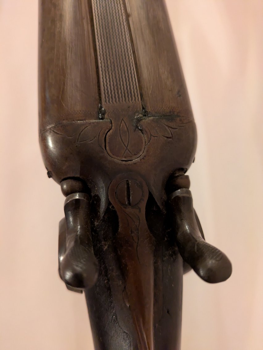 Image for T Barker Side by Side 12 Gauge Serial # 1087 30 inch barrels, ejectors