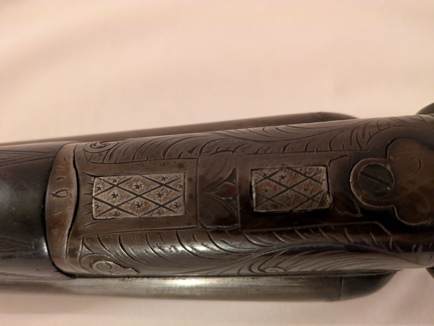 Image for T Barker Side by Side 12 Gauge Serial # 1087 30 inch barrels, ejectors