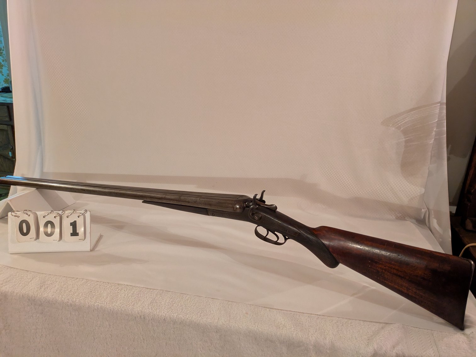 Image for T Barker Side by Side 12 Gauge Serial # 1087 30 inch barrels, ejectors