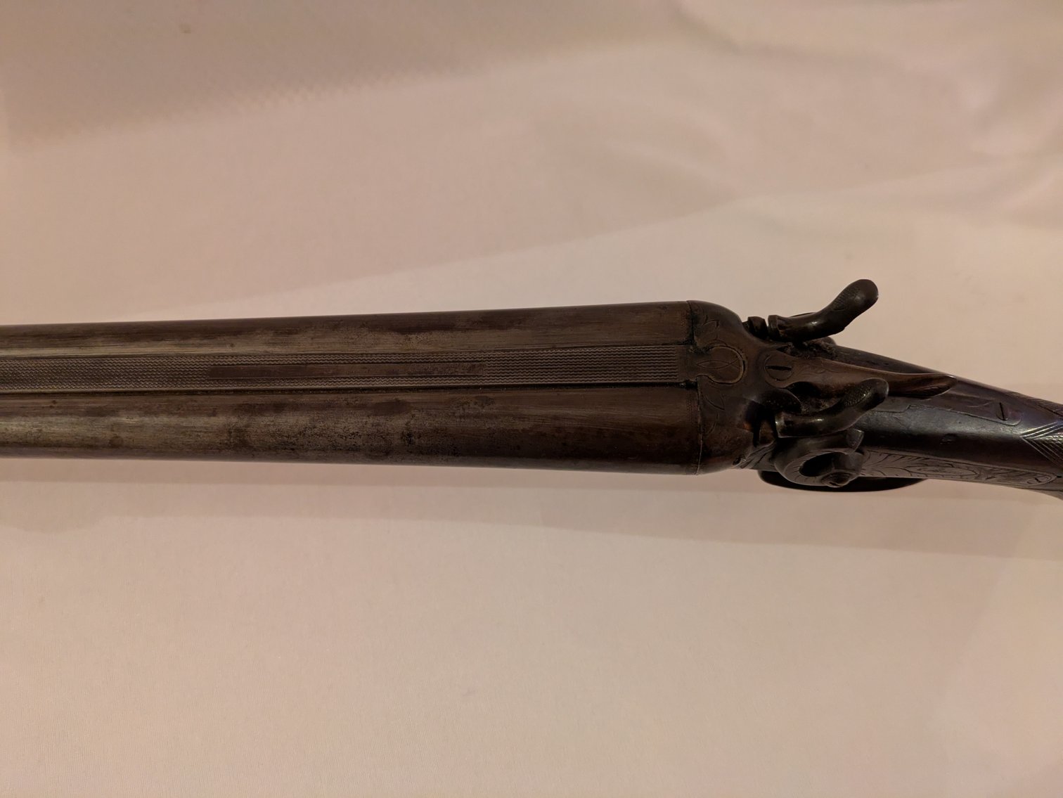 Image for T Barker Side by Side 12 Gauge Serial # 1087 30 inch barrels, ejectors