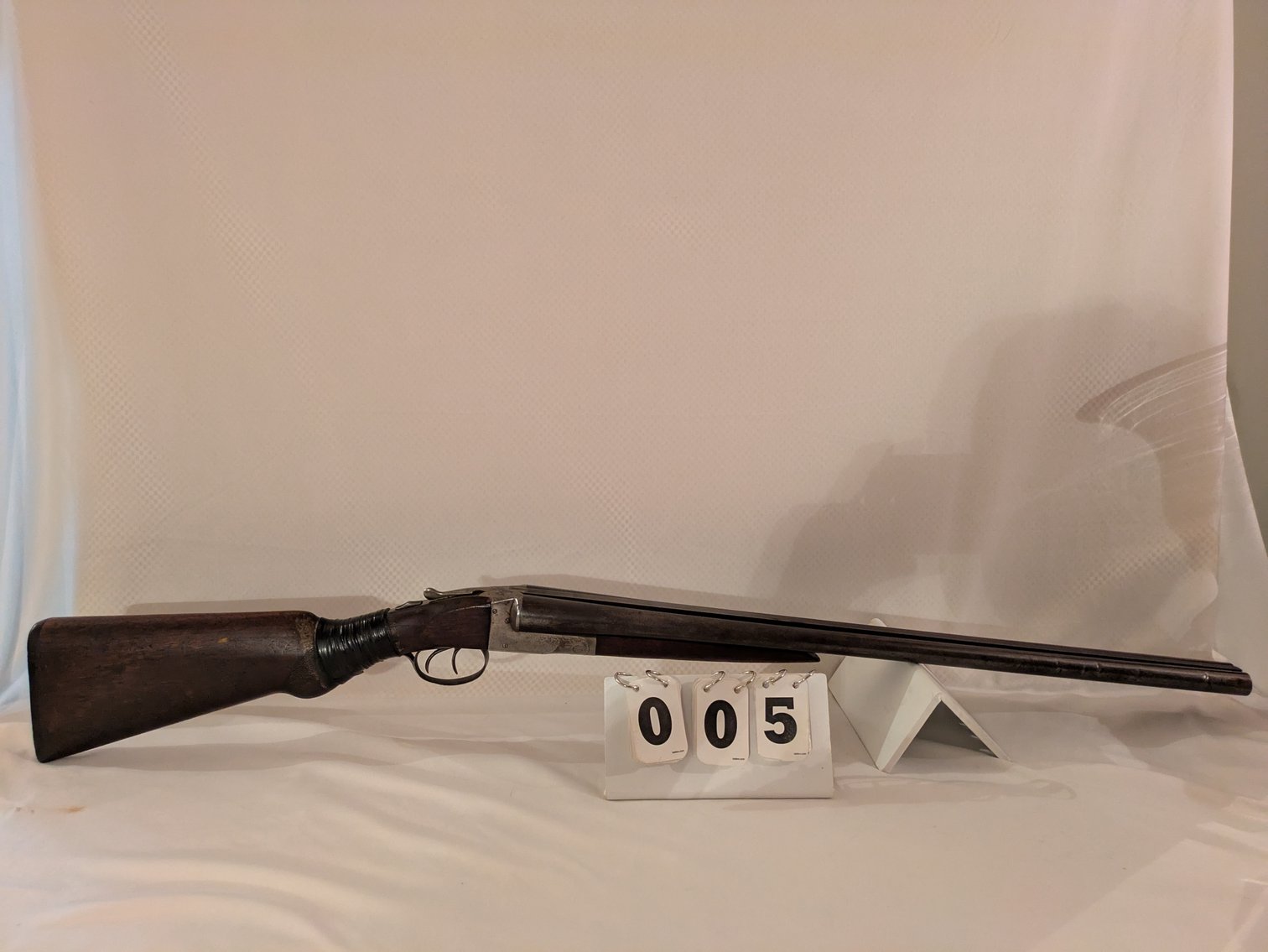 Image for Warner Arms 12 Gauge Side By Side, Serial # 23709 (Stock Cracked & Taped)